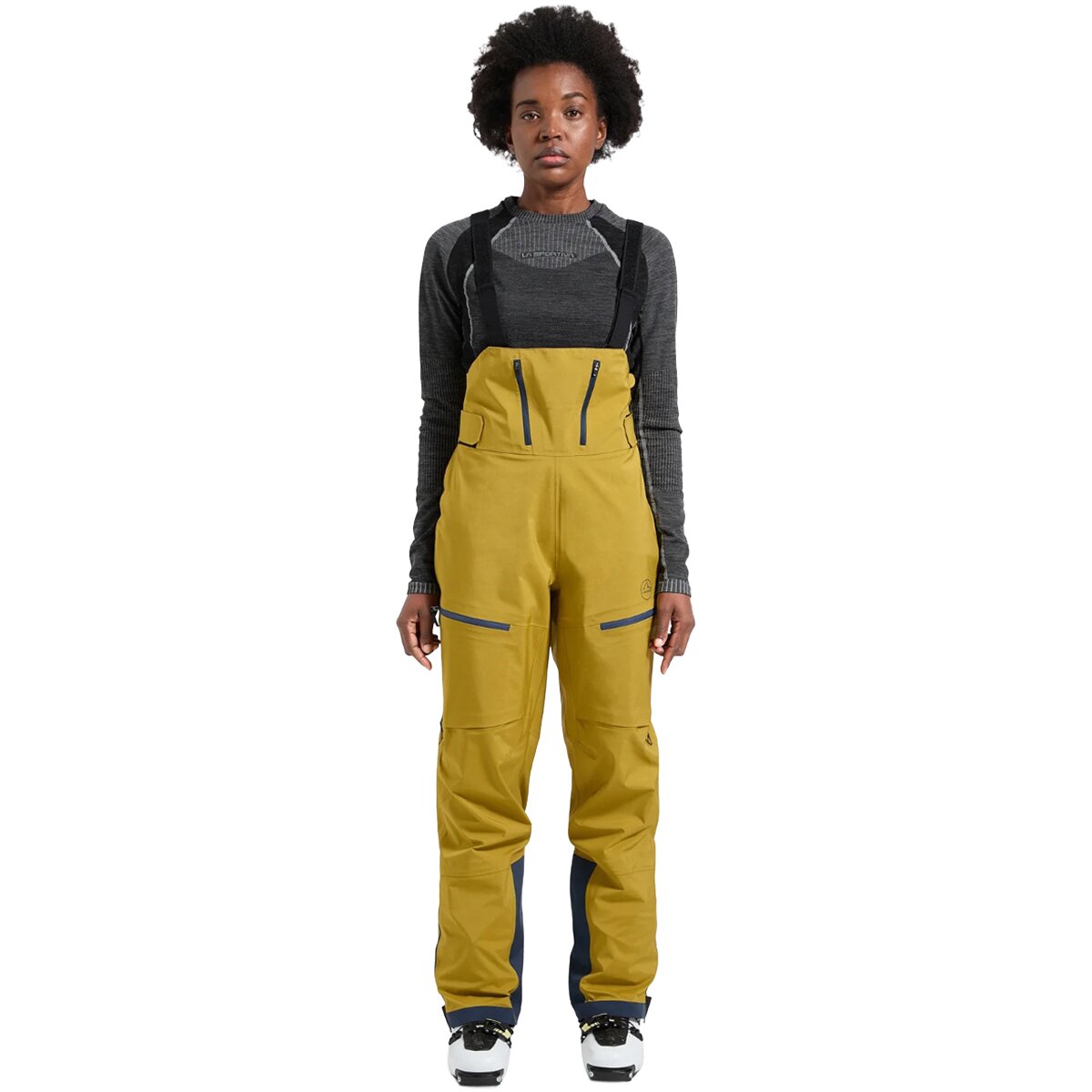 La Sportiva La Sportiva Women's Sender GTX Performance Bib Pant in Savana - Size: Medium - $317.85 at Steep and Cheap