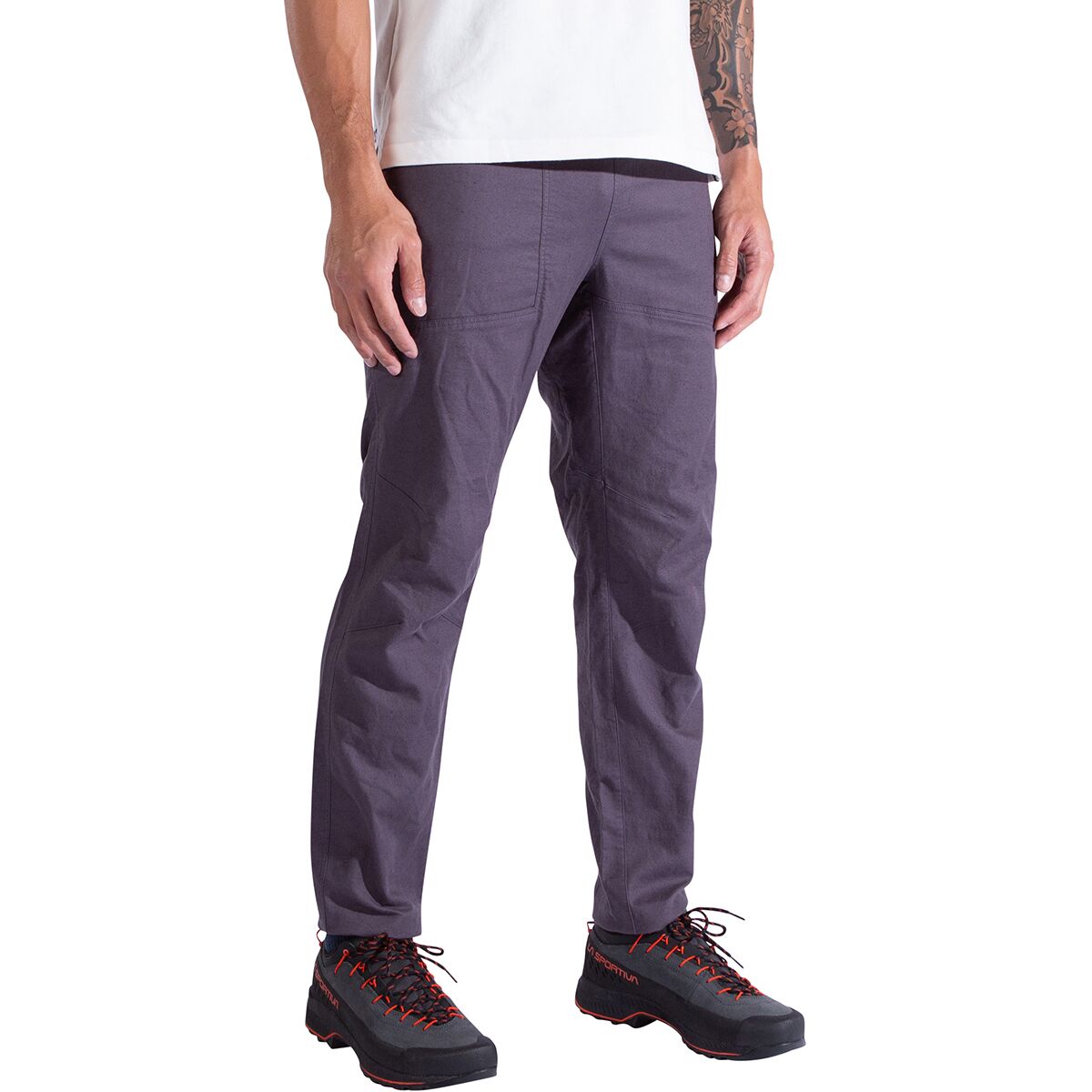 La Sportiva Men's Bolt Pant in Onyx / Chalk - Size: Large