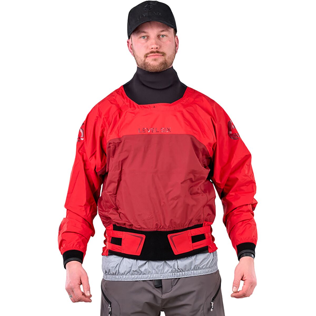 Level Six Duke Paddle Jacket in Molten Lava / Merlot - Size: Small