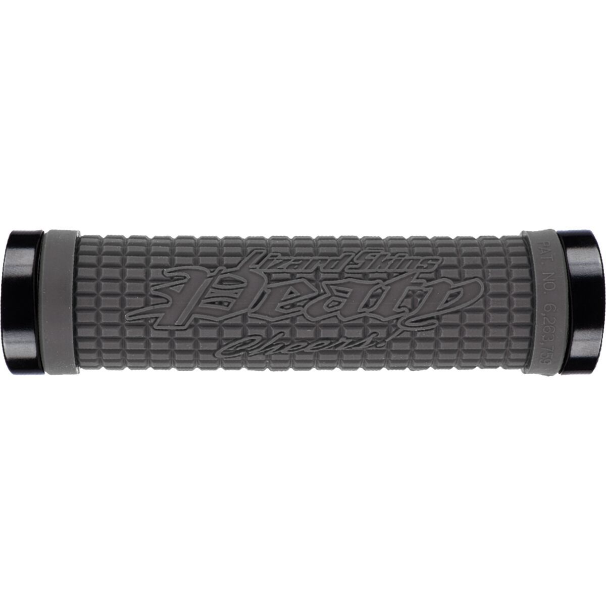 Lizard Skins Peaty Lock-On Cheers Grip in Graphite - Size: Small