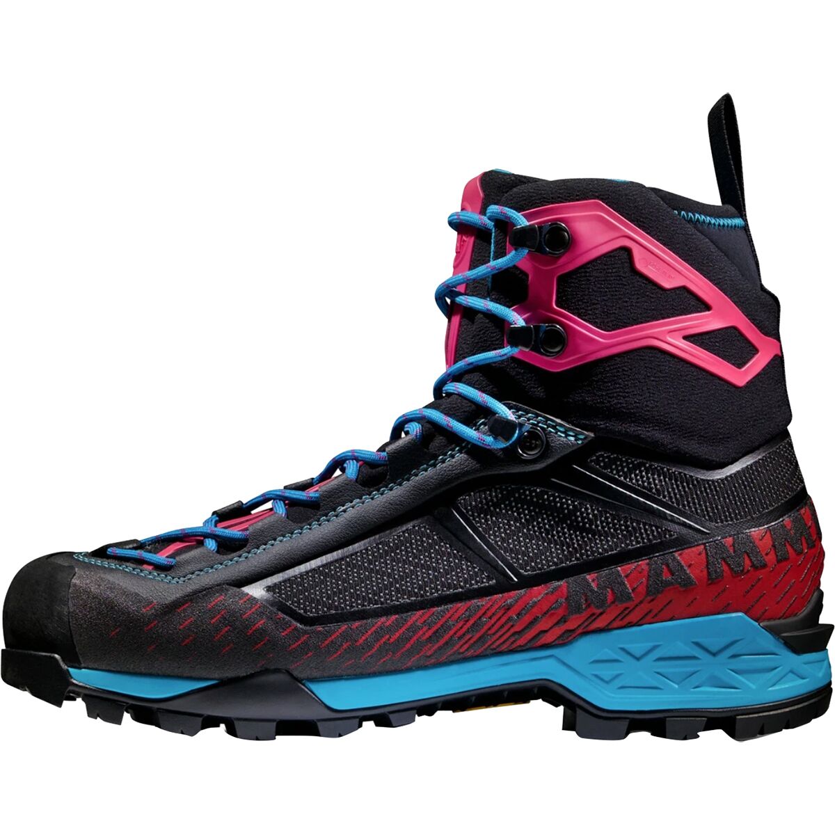 Mammut Women's Taiss Light Mid GTX Mountaineering Boot in Black / Azalea - Size: US 8.0/UK 6.5