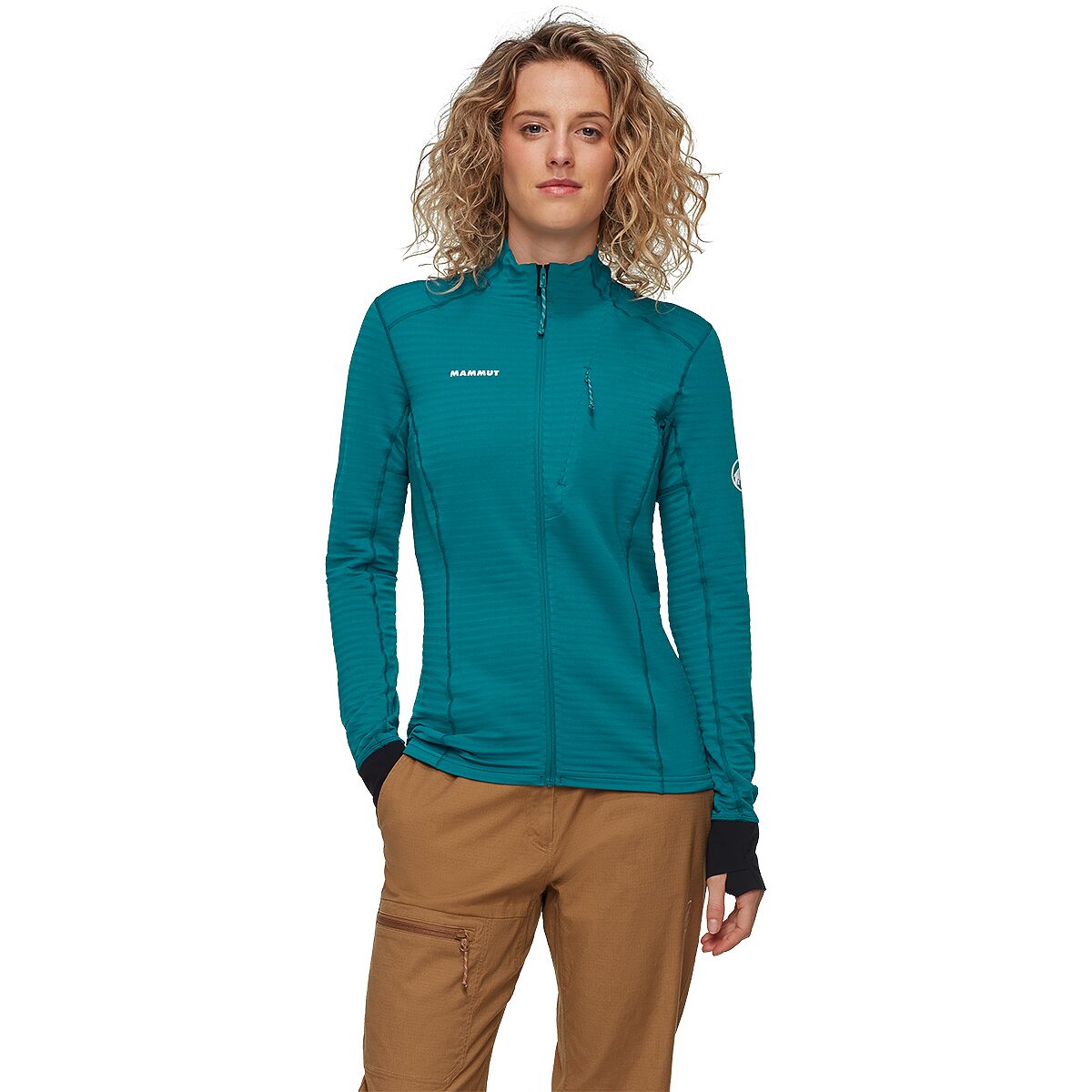 Mammut Women's Taiss Light ML Jacket in Deep Teal / Black - Size: XL