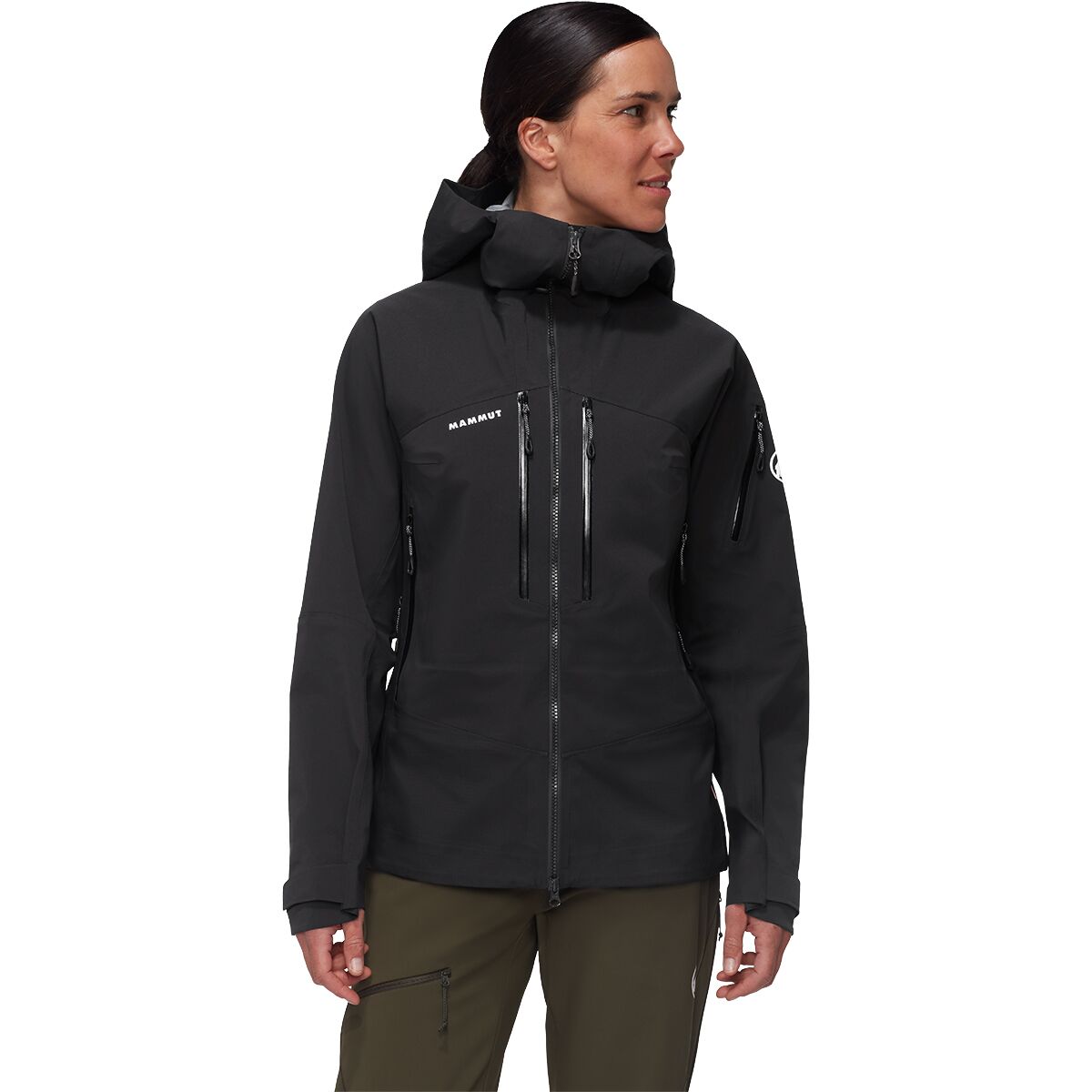 Mammut Women's Taiss Pro HS Hooded Jacket in Black - Size: XL