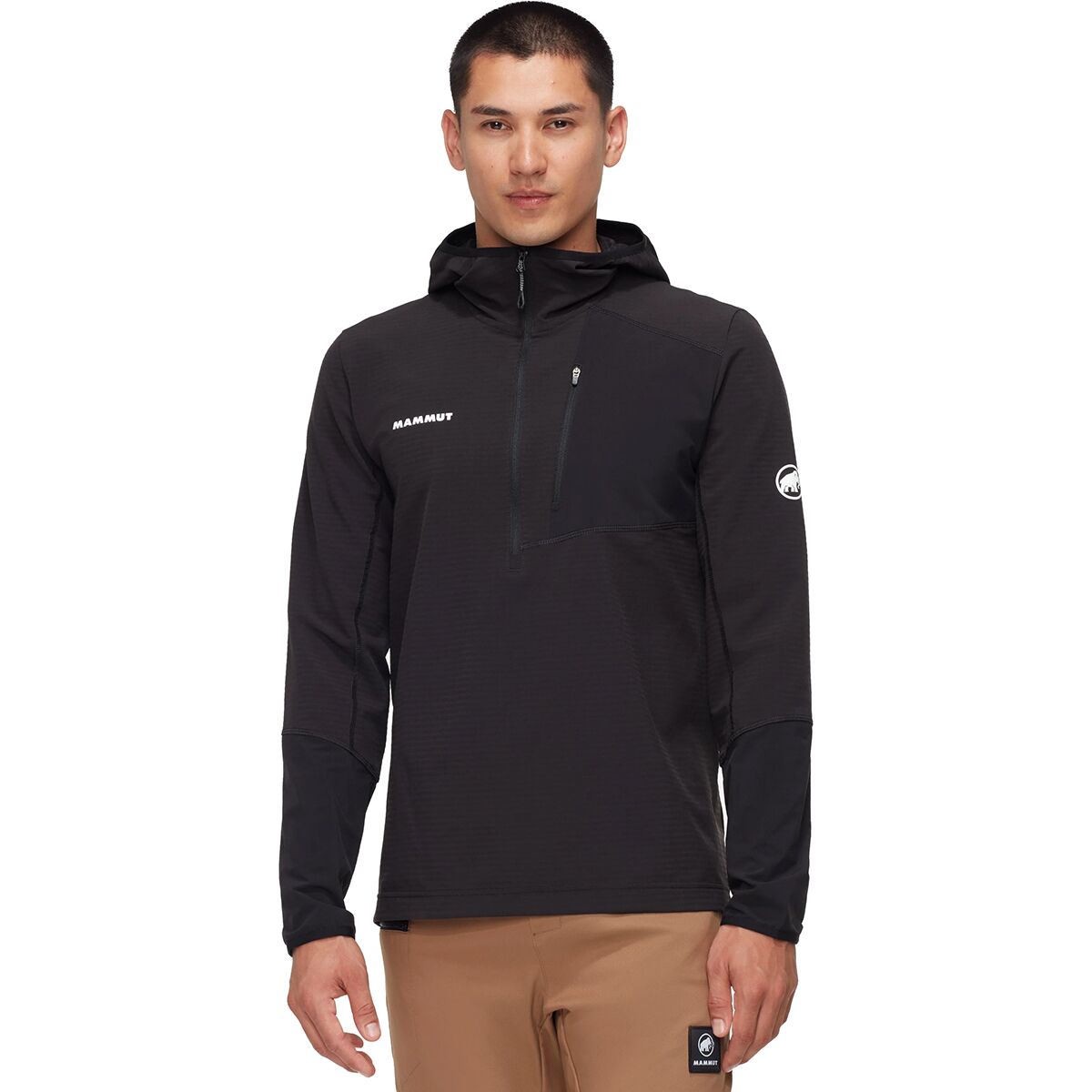 Mammut Mammut Men's Madris Light ML 1/2-Zip Hoodie in Black - Size: Small - $89.40 at Steep and Cheap