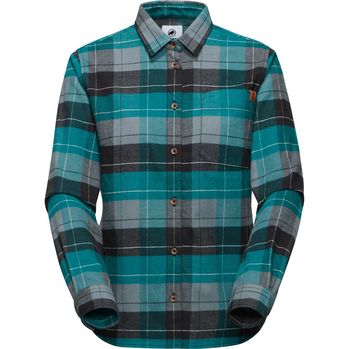 Mammut Mammut Women's Trovat Long-Sleeve Shirt in Strata / Deep Teal - Size: XL - $54.45 at Steep and Cheap