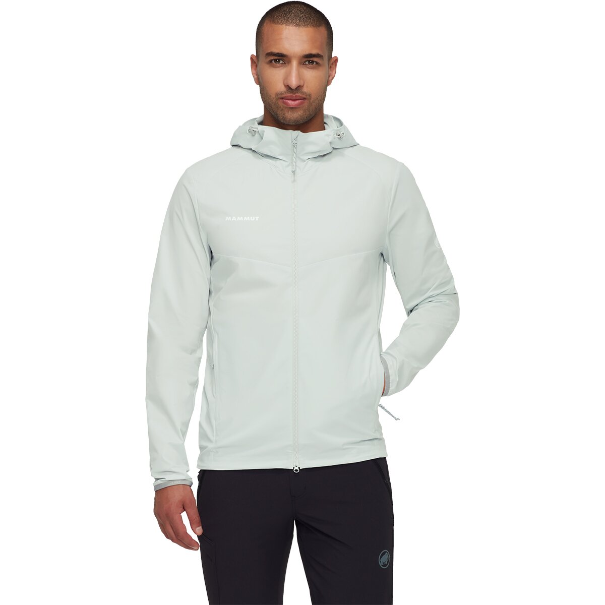 Mammut Mammut Men's GRANITE SO Hooded Jacket in Silver Sage - Size: XL - $103.35 at Steep and Cheap
