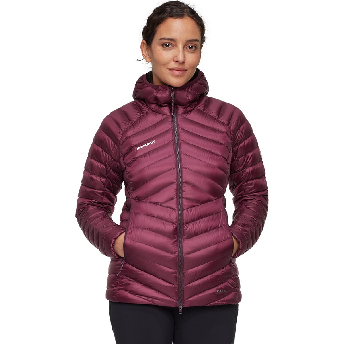 Mammut Mammut Women's Broad Peak IN Hooded Jacket in Vin / Black - Size: XS - $179.50 at Steep and Cheap