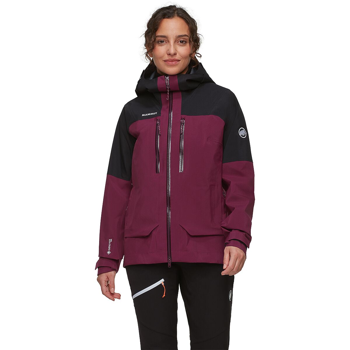 Mammut Women's Crater Pro HS Hooded Jacket in Vin / Black - Size: Small