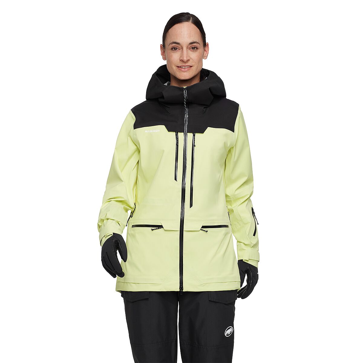Mammut Mammut Women's Haldigrat HS Hooded Jacket in Sulai / Black - Size: Small - $406.25 at SteepandCheap.com
