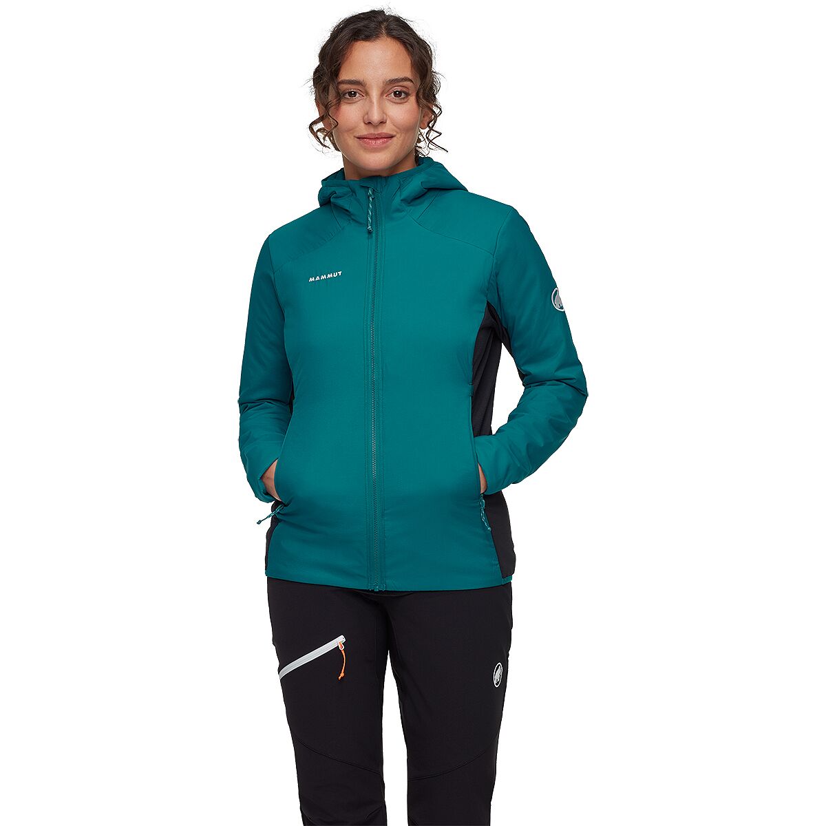 Mammut Women's Rime Air IN Hybrid Hooded Jacket in Deep Teal - Size: Small