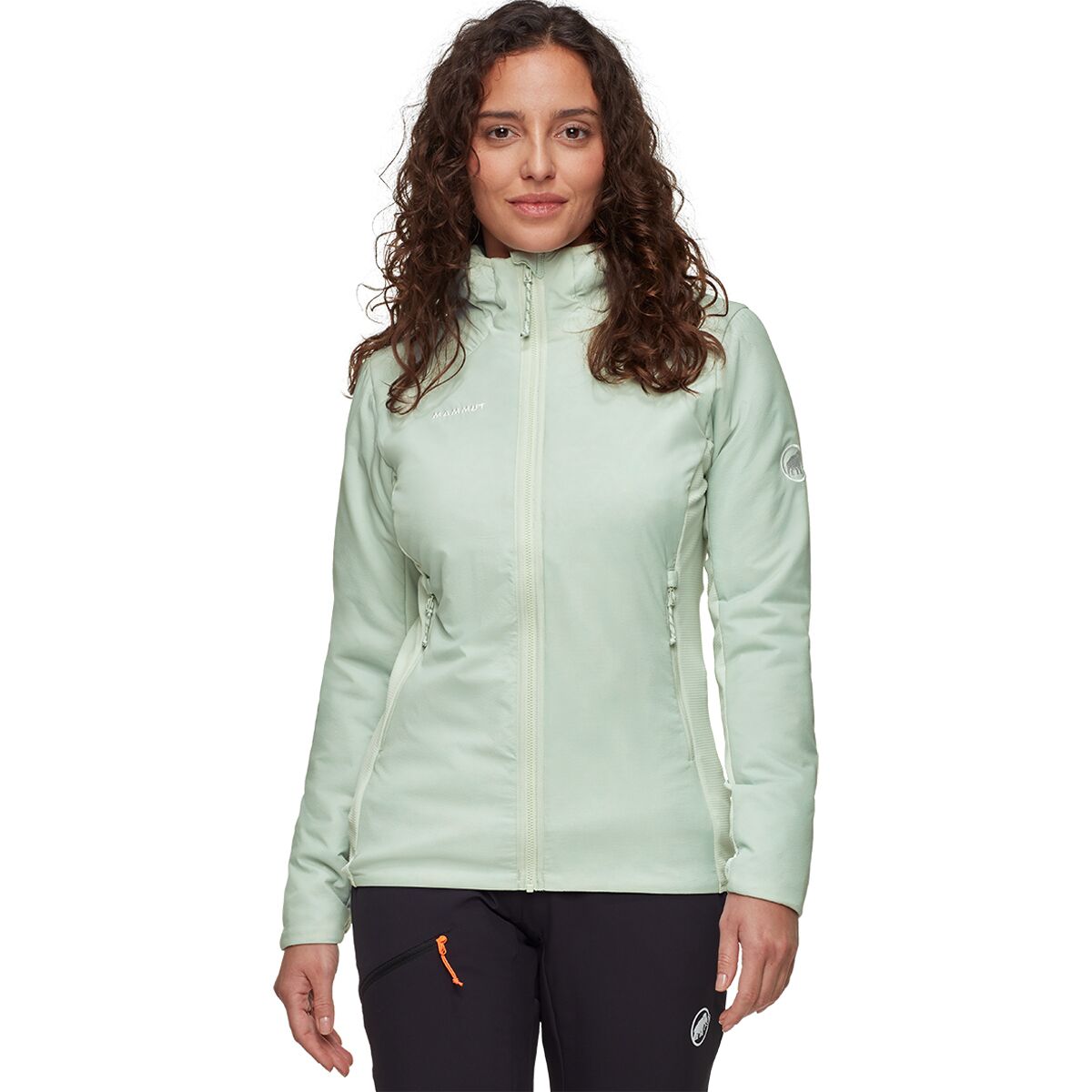 Mammut Women's Rime Air IN Hybrid Hooded Jacket in Silver Sage - Size: Medium