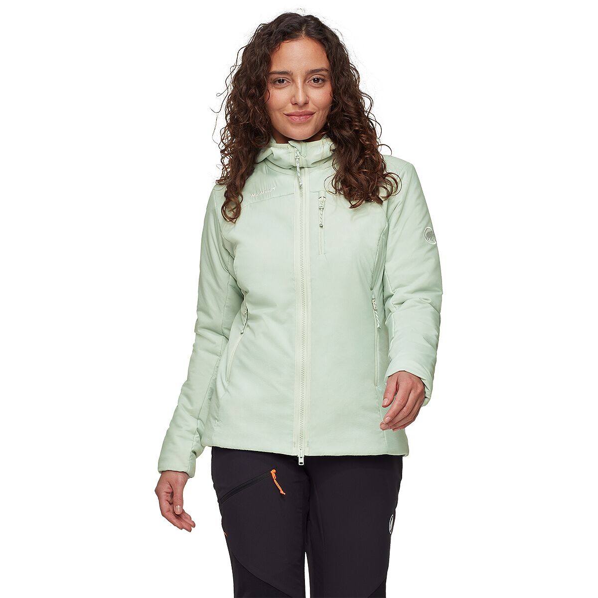 Mammut Women's Rime IN Hooded Jacket in Silver Sage - Size: XS