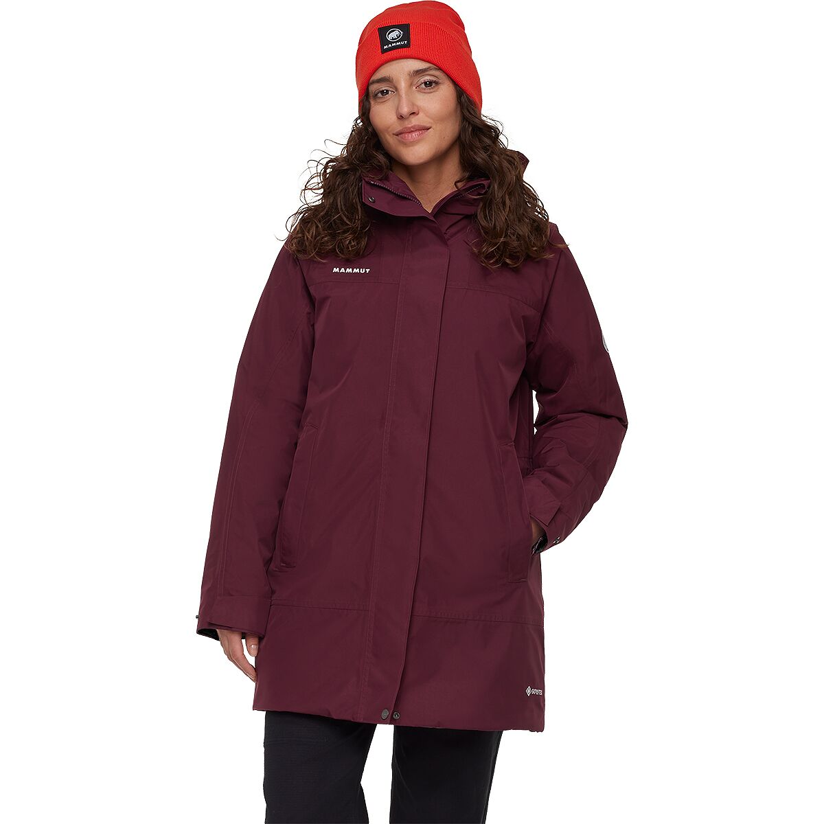 Mammut Women's Treeline HS Thermo Hooded Parka in Vin - Size: Large