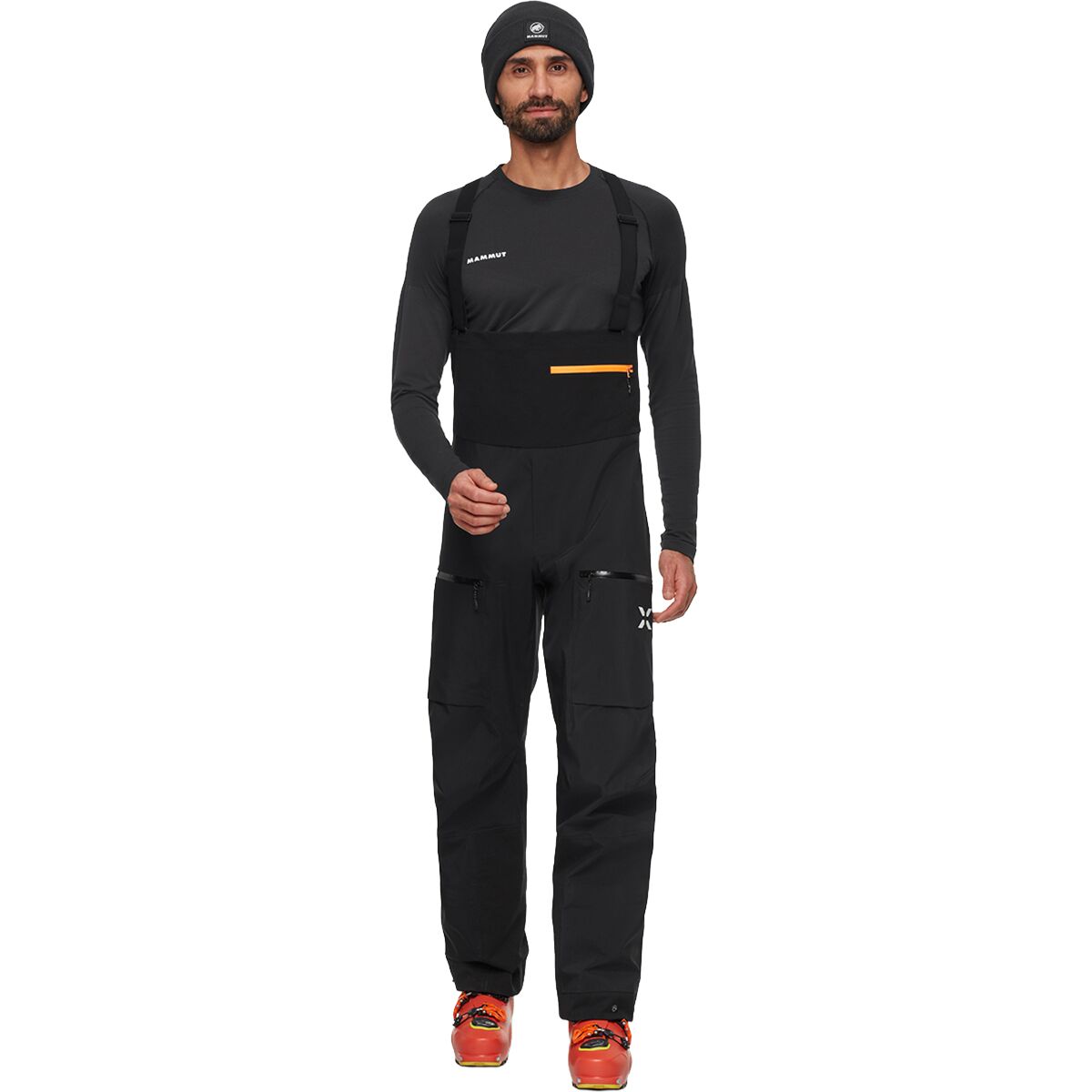 Mammut Mammut Men's Eiger Free Pro HS Bib Pant in Black - Size: 40/Regular - $519.35 at Steep and Cheap