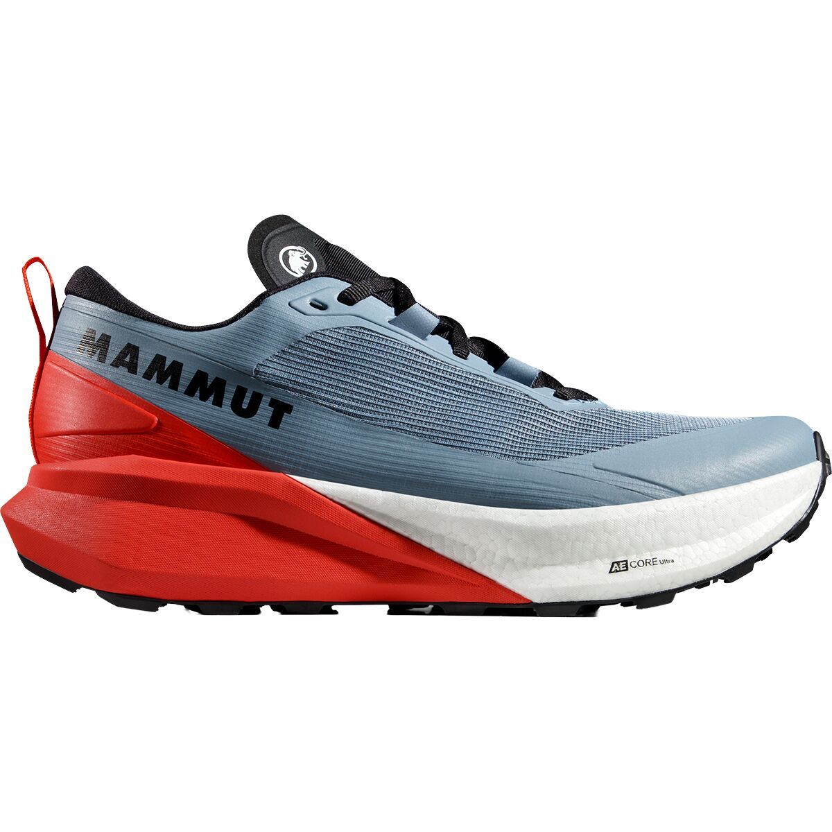 Mammut Men's Aenergy Trail Endurance Ultra Low Running Shoe in Nebla / Mammut Red - Size: US 11.0/UK