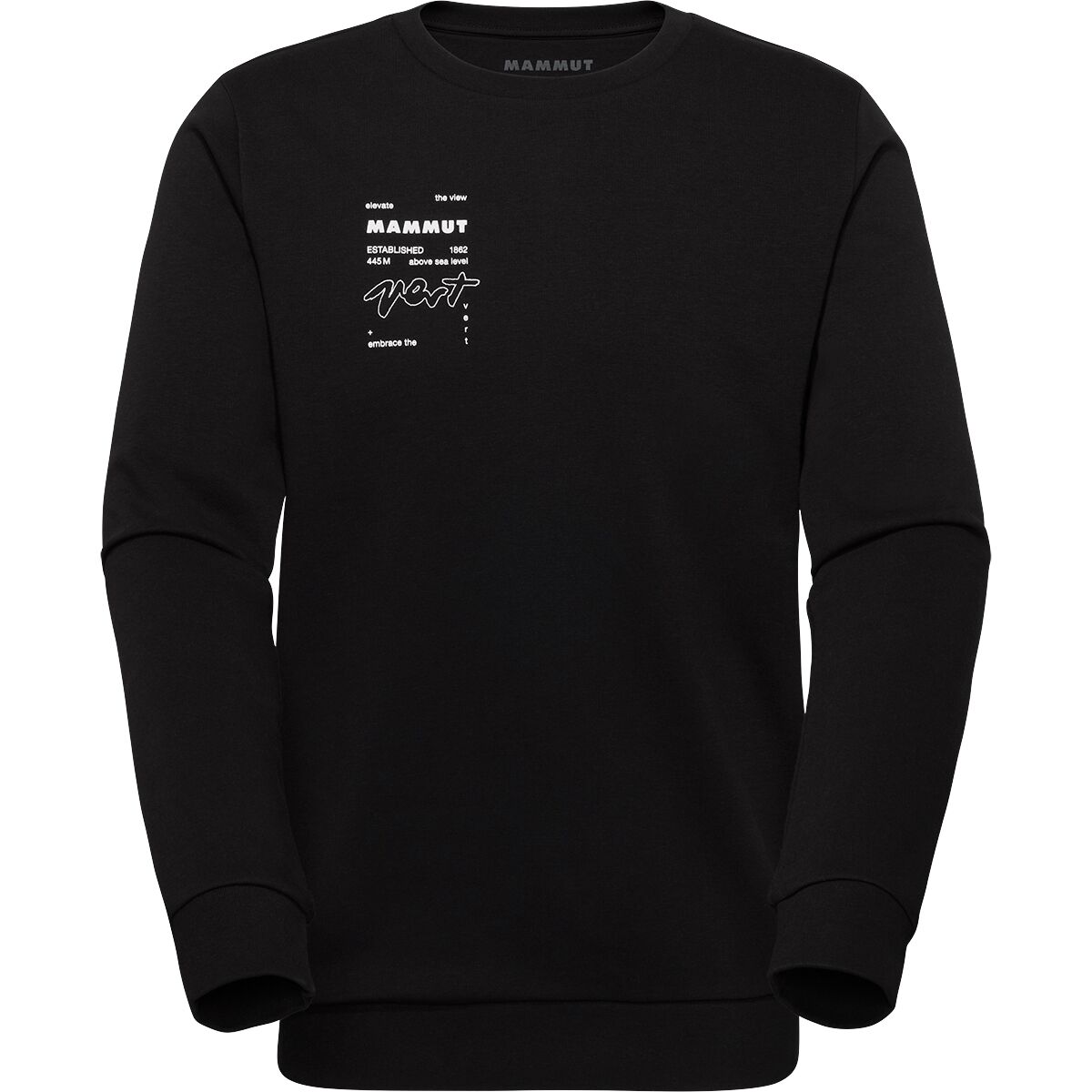 Mammut Men's Mammut Core ML Vert Crew Neck Sweatshirt in Black - Size: Small - $47.40 at Steep and Cheap