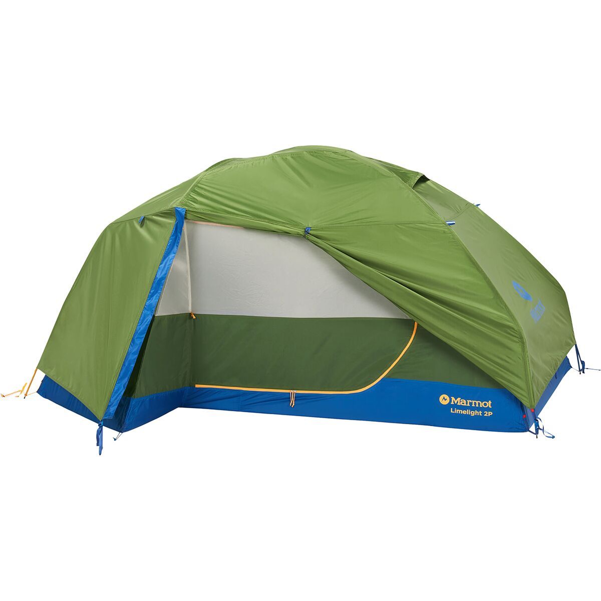 Marmot Limelight Tent: 2-Person 3-Season in Foliage / Dark Azure