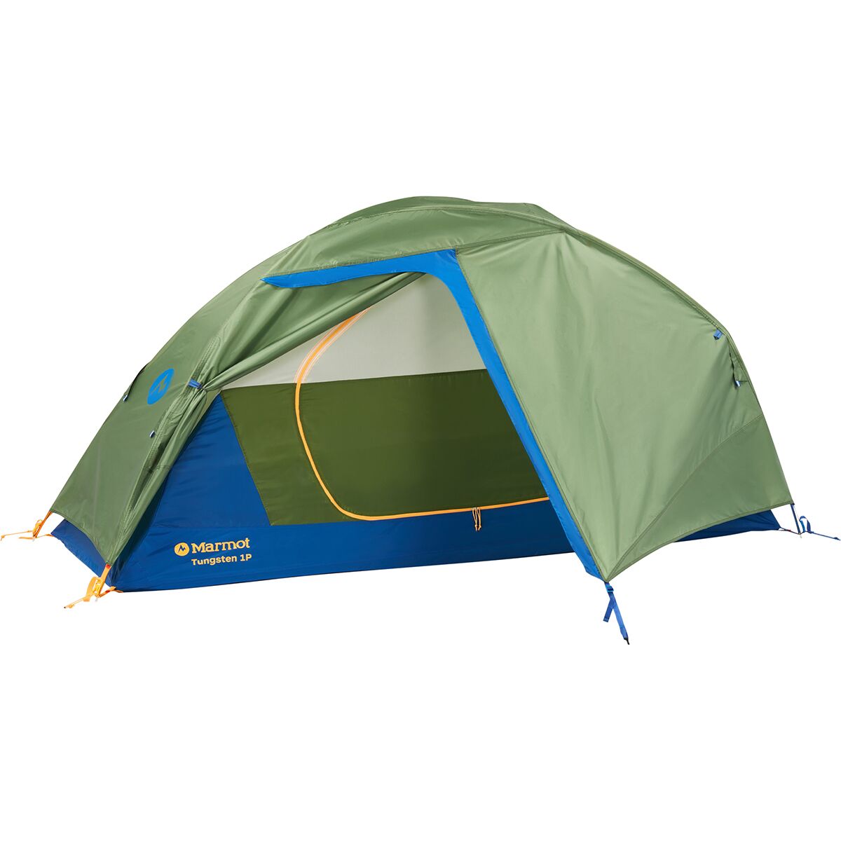 Marmot Tungsten Tent: 1-Person 3-Season in Foliage / Dark Azure