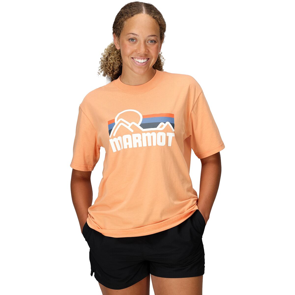 Marmot Marmot Women's Coastal T-Shirt in Fresh Apricot - Size: Small - $14.38 at Steep and Cheap