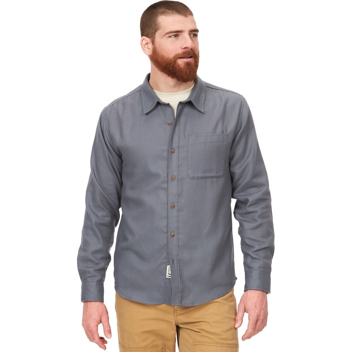 Marmot Men's Fairfax Lightweight Flannel Shirt in Steel Onyx - Size: XXL