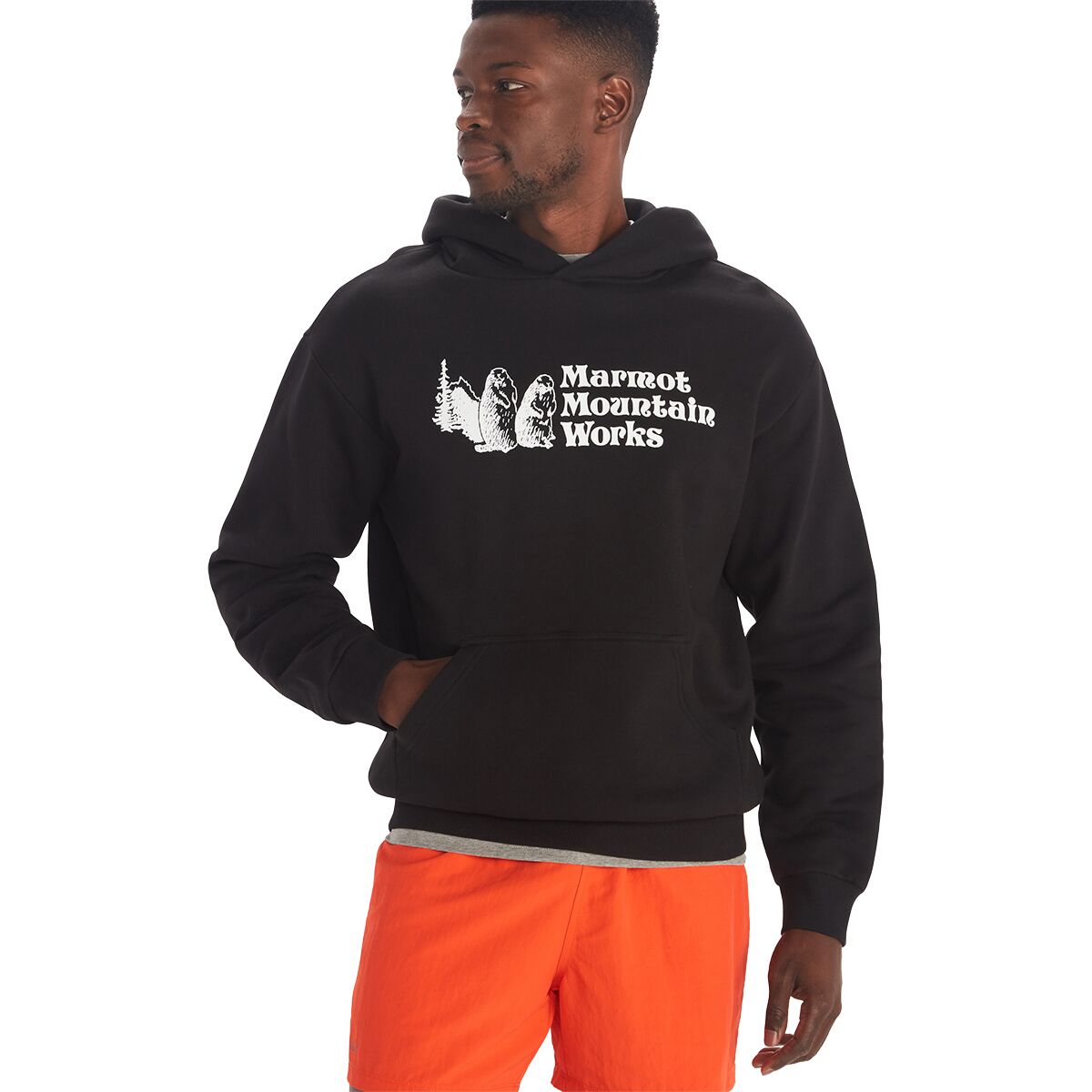 Marmot Marmot Men's MMW Heavyweight Hoodie in Black - Size: Small - $38.97 at SteepandCheap.com