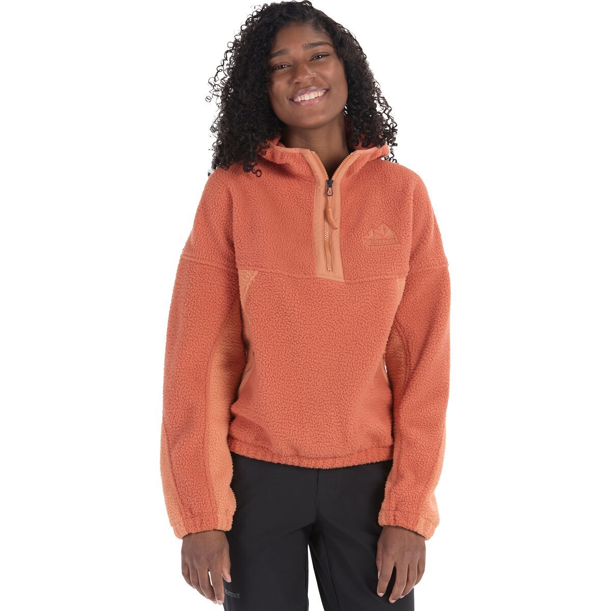 Marmot Women's Super Aros Fleece Hoodie in Auburn / Sunburn - Size: XL