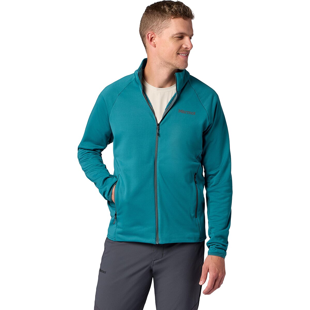 Marmot Men's Leconte Fleece Jacket in Emerald Blue - Size: XXL