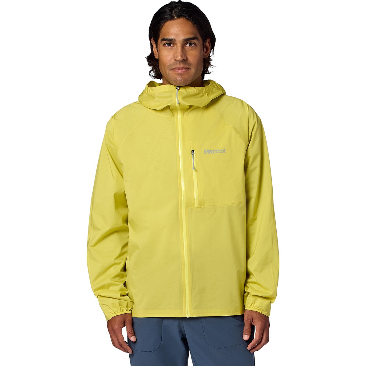 Marmot Men's Superalloy Bio Rain Jacket in Limelight - Size: XL