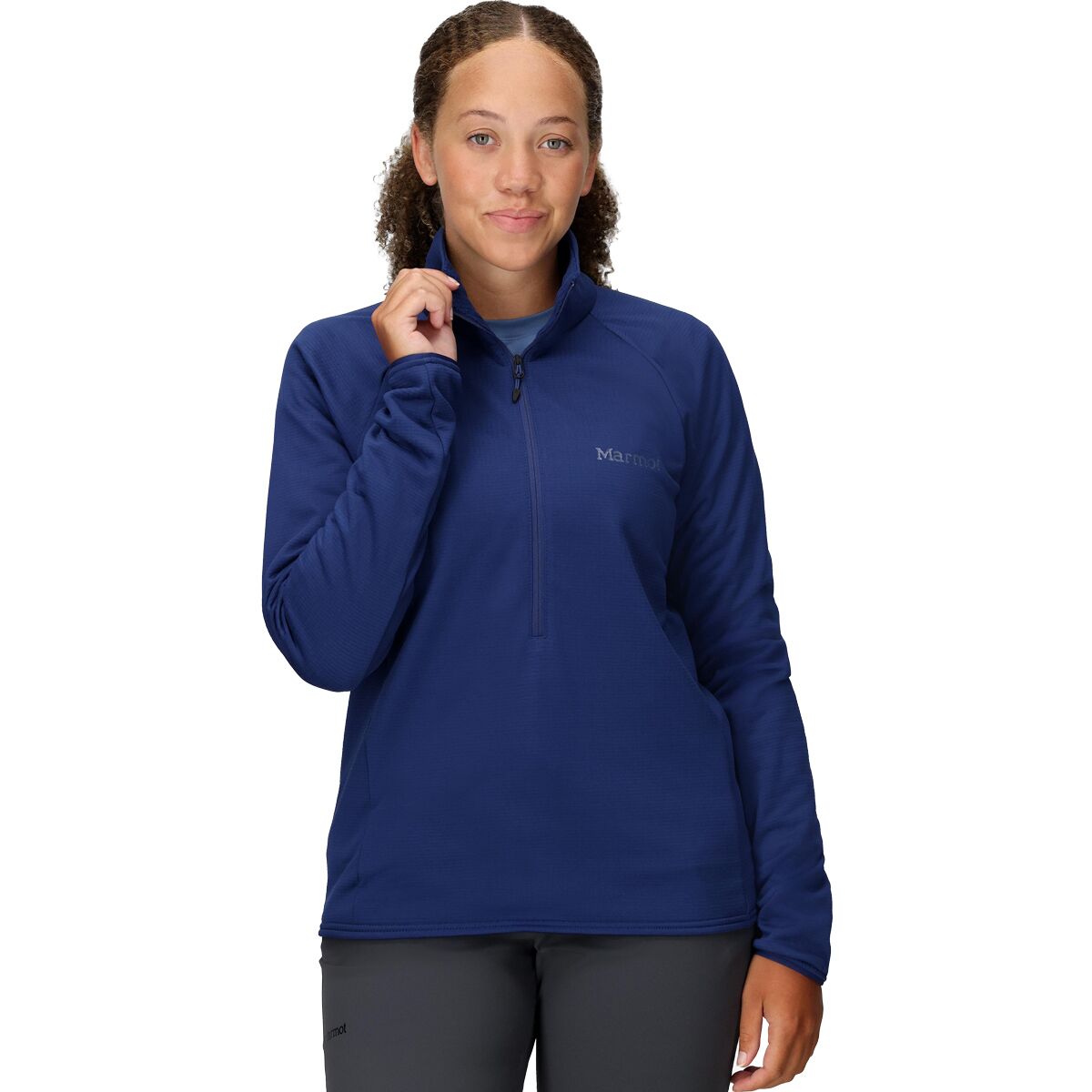 Marmot Women's Leconte Fleece 1/2-Zip Jacket in Twilight Blue - Size: XS