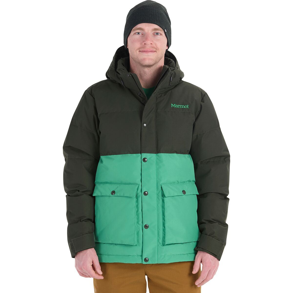 Marmot Men's Fordham Down Jacket in Rosin Green / Clover - Size: XXL