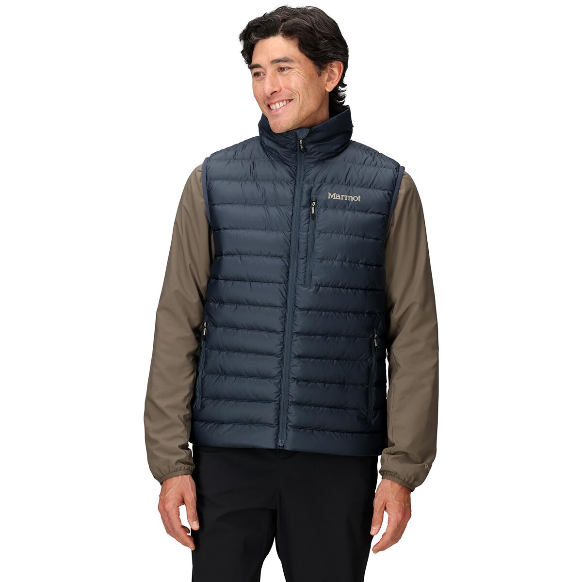 Marmot Men's Highlander Down Vest in Thunderhead - Size: Small
