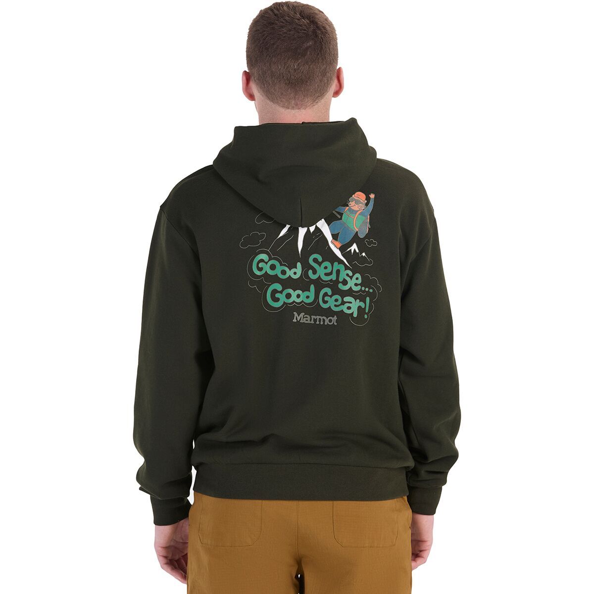 Marmot Men's Ice Climbing Marty Hoodie in Rosin Green - Size: XL