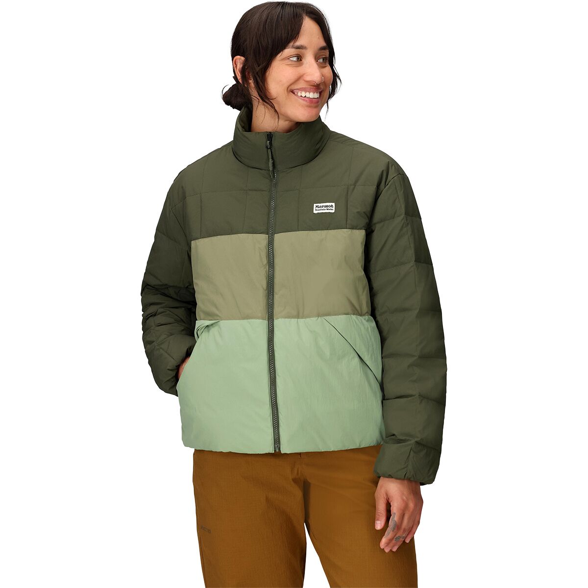 Marmot Women's Ares Jacket in Nori / Olive Grove / Agate Green - Size: Small
