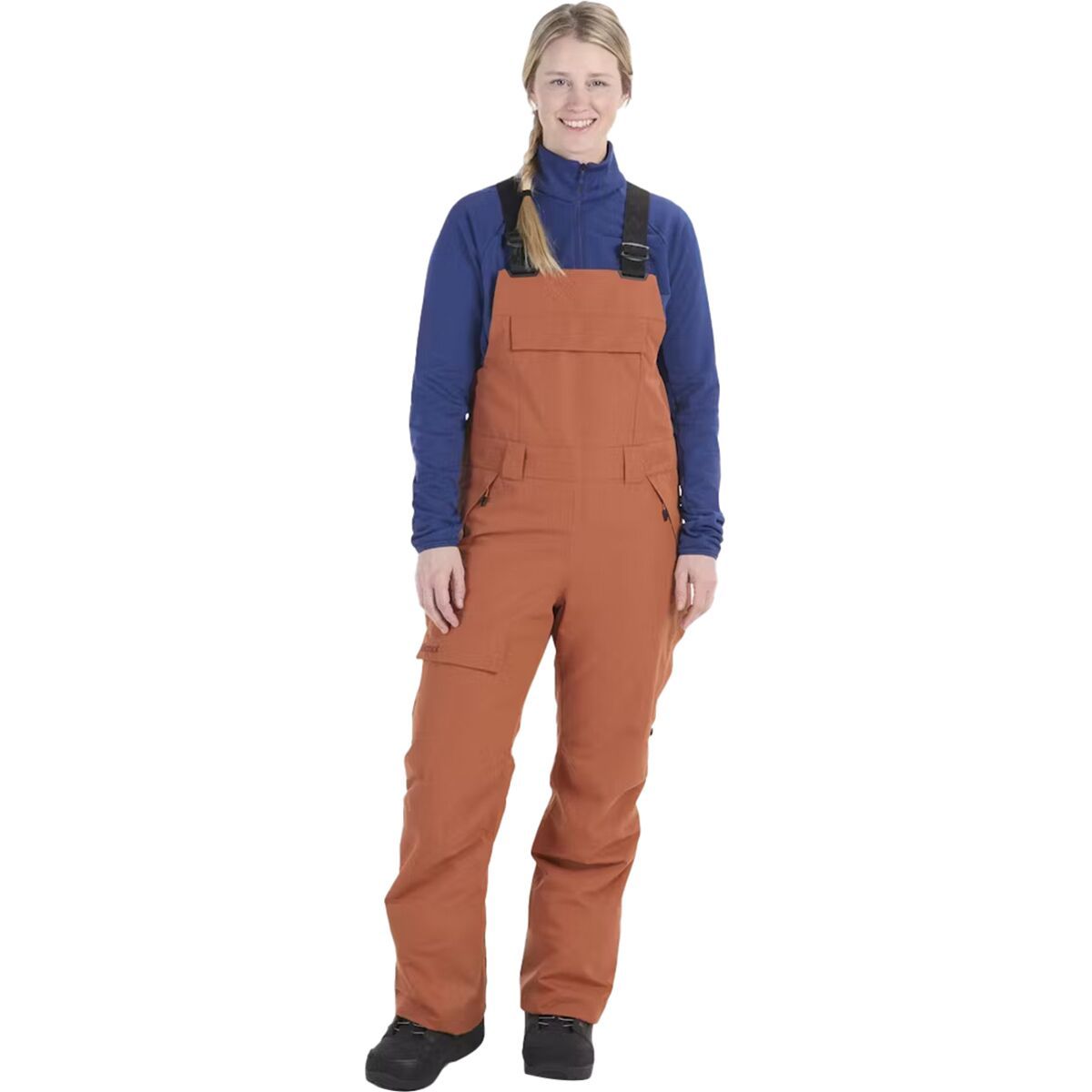 Marmot Women's Glades Insulated Bib Pant in Auburn - Size: XS