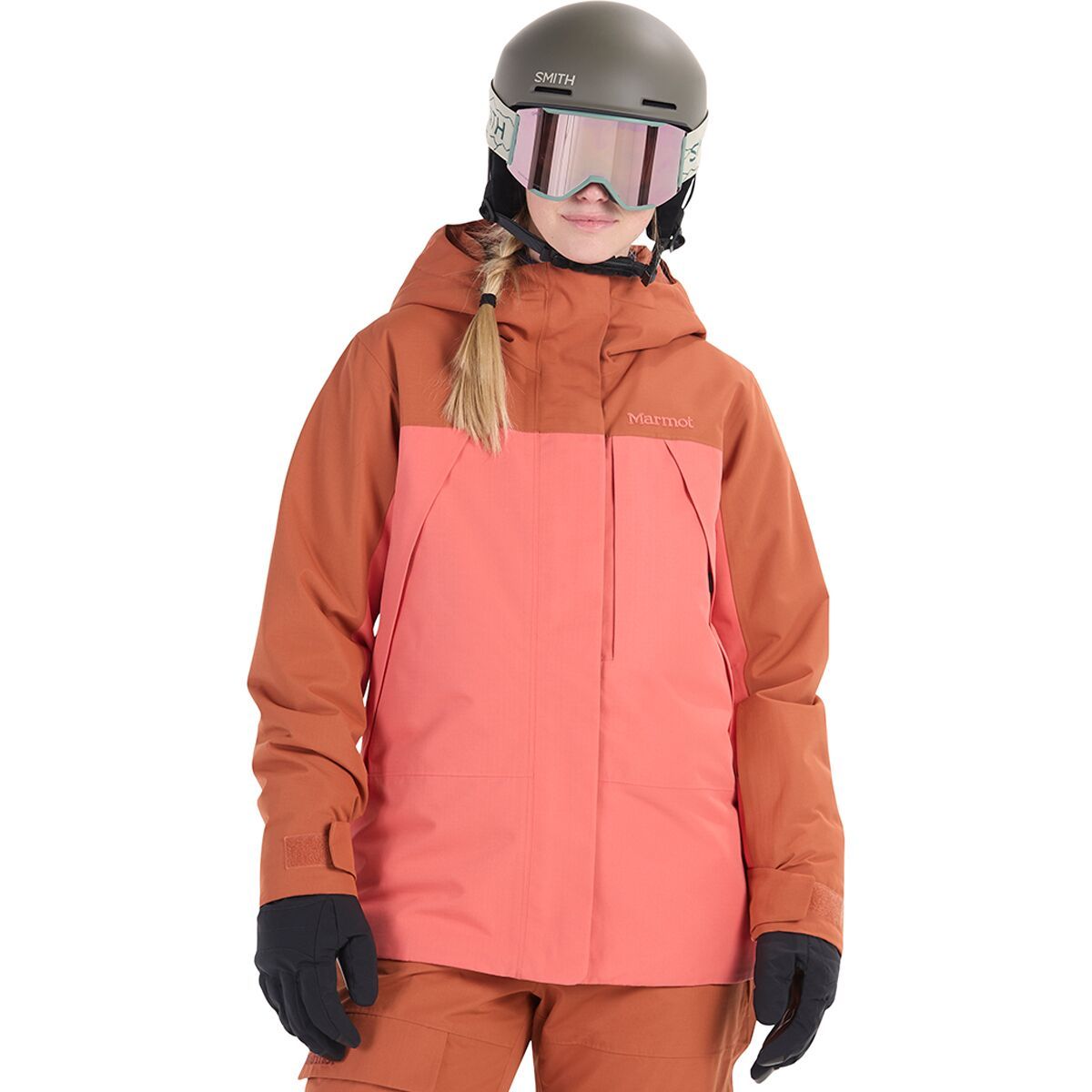 Marmot Women's Glades Insulated Jacket in Auburn / Grapefruit - Size: Large