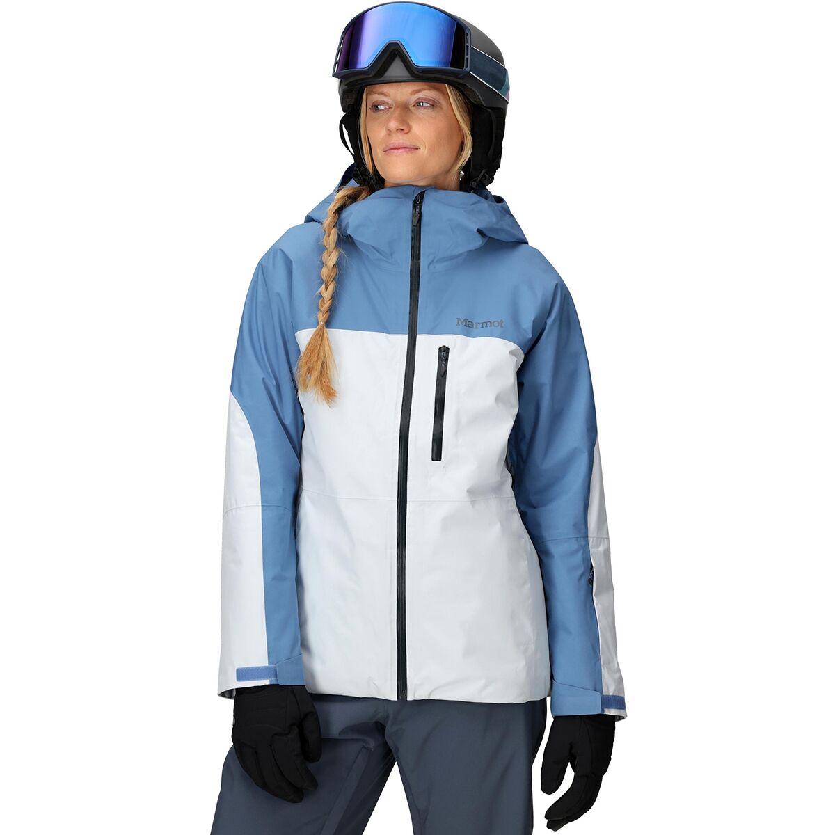 Marmot Women's Lightray GORE-TEX Jacket in Rain Cloud / Vapor - Size: Medium