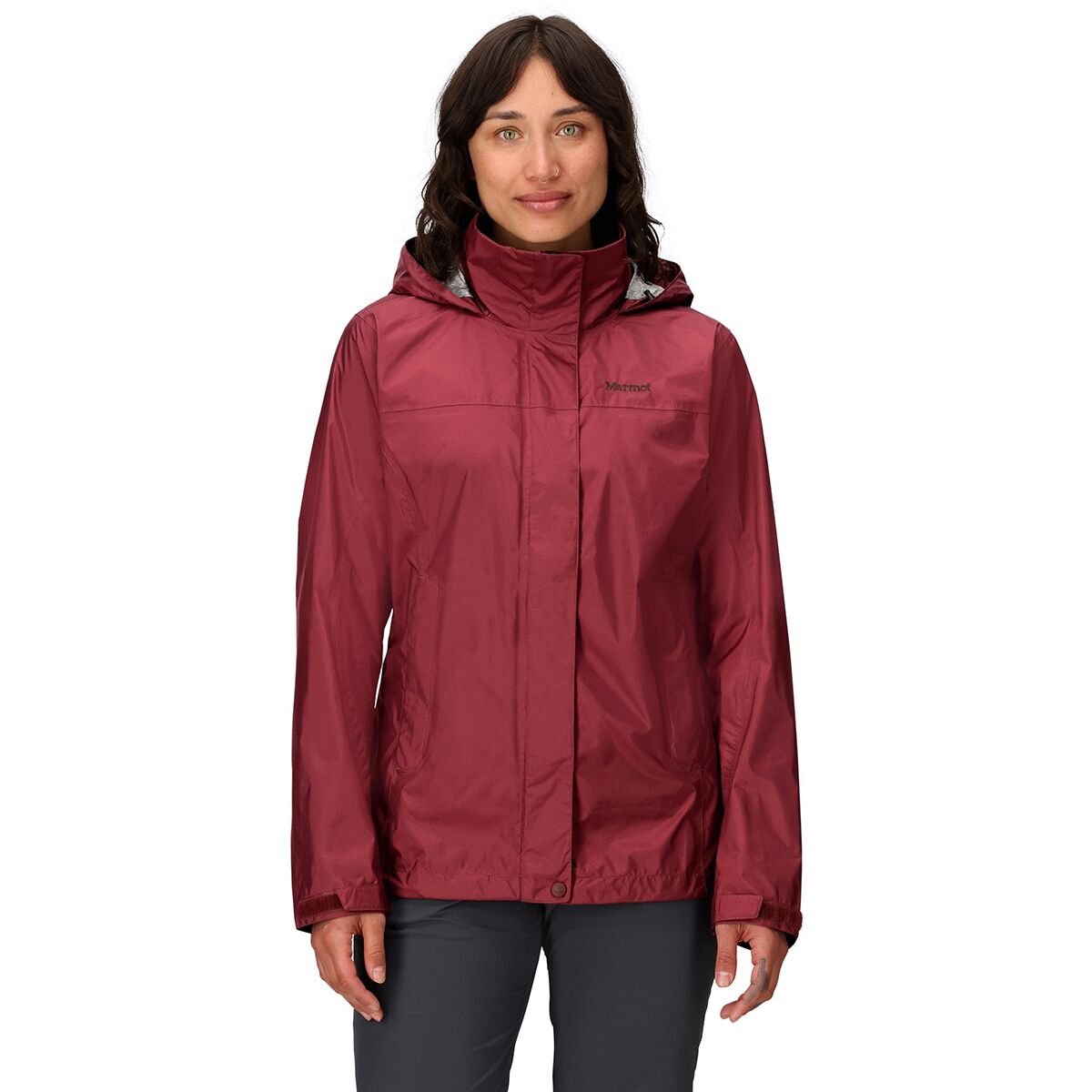 Marmot Marmot Women's PreCip Eco Jacket in Acai Berry - Size: XS - $71.97 at Steep and Cheap