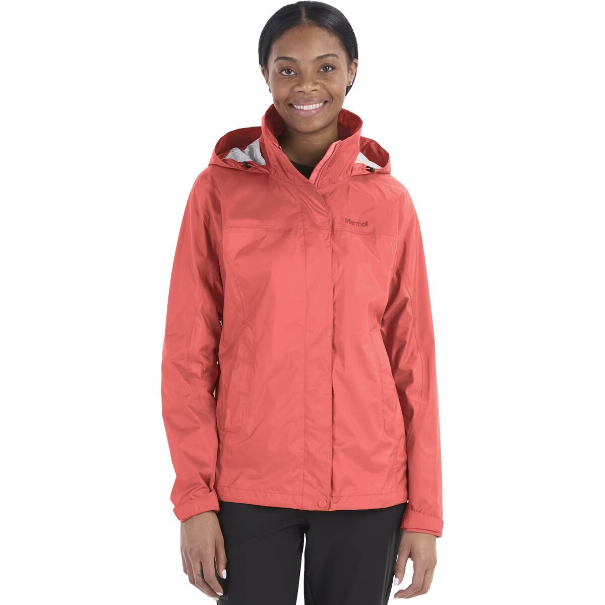 Marmot Women's PreCip Eco Jacket in Grapefruit - Size: Medium