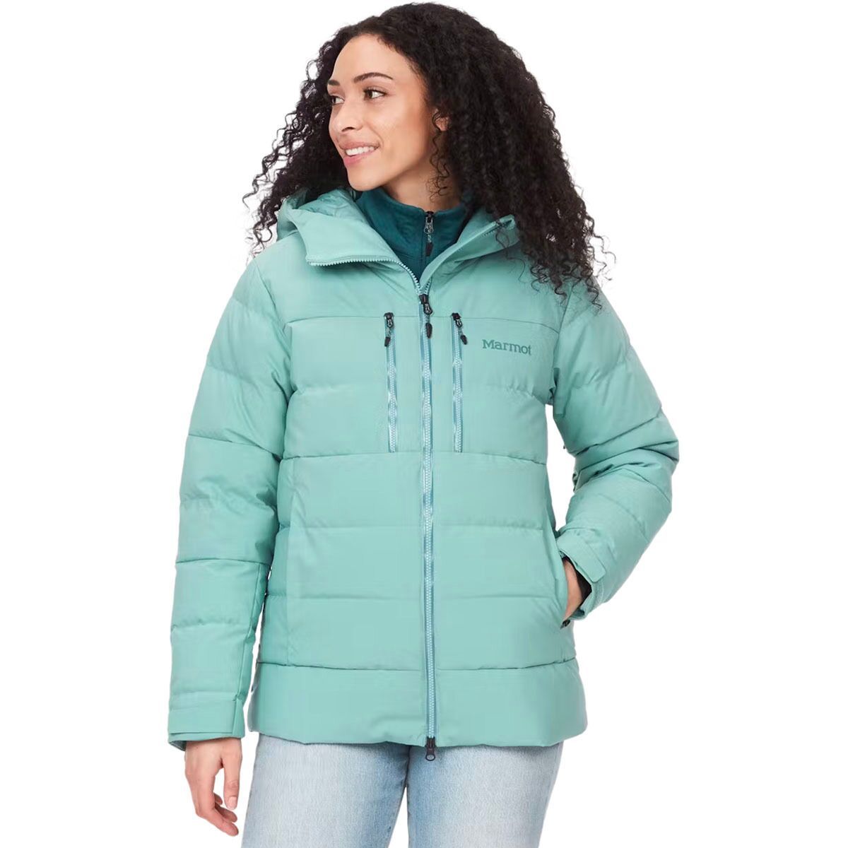 Marmot Women's Slingshot Down Jacket in Grapefruit - Size: XS