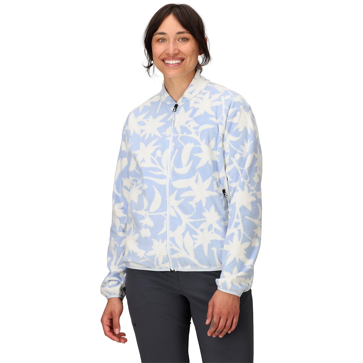Marmot Women's Felton Fleece Jacket in Vapor Winter Floral - Size: Large