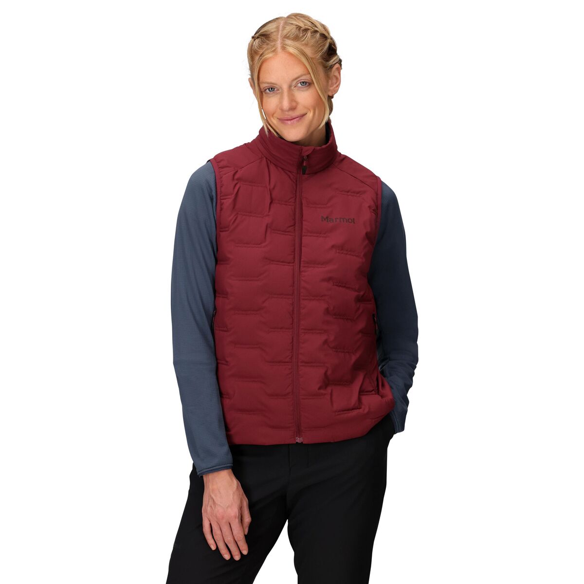 Marmot Women's WarmCube Active Aerothermal Vest in Acai Berry - Size: XS