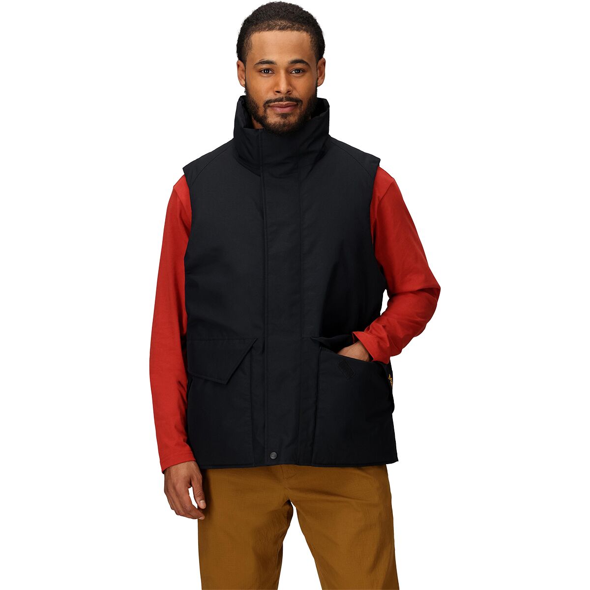 Marmot Men's Mammoth GORE-TEX Vest in Black / Jackfruit Marmot Archives - Size: XXL