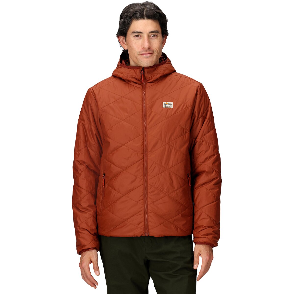 Marmot Men's Onward Insulated Hooded Jacket in Pecan - Size: XXL