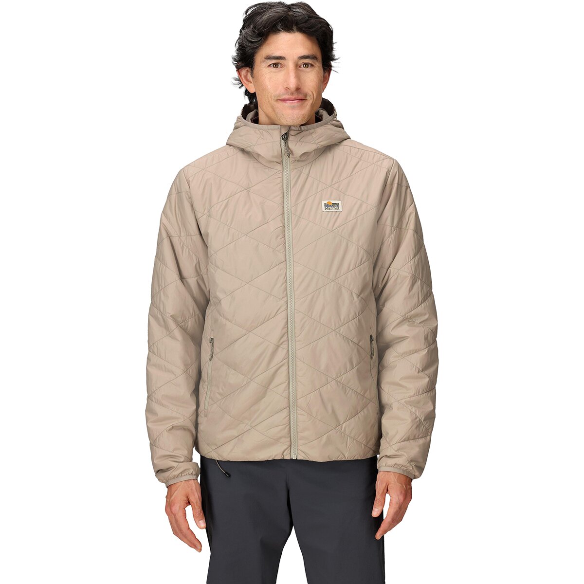 Marmot Men's Onward Insulated Hooded Jacket in Shale Grey - Size: XXL
