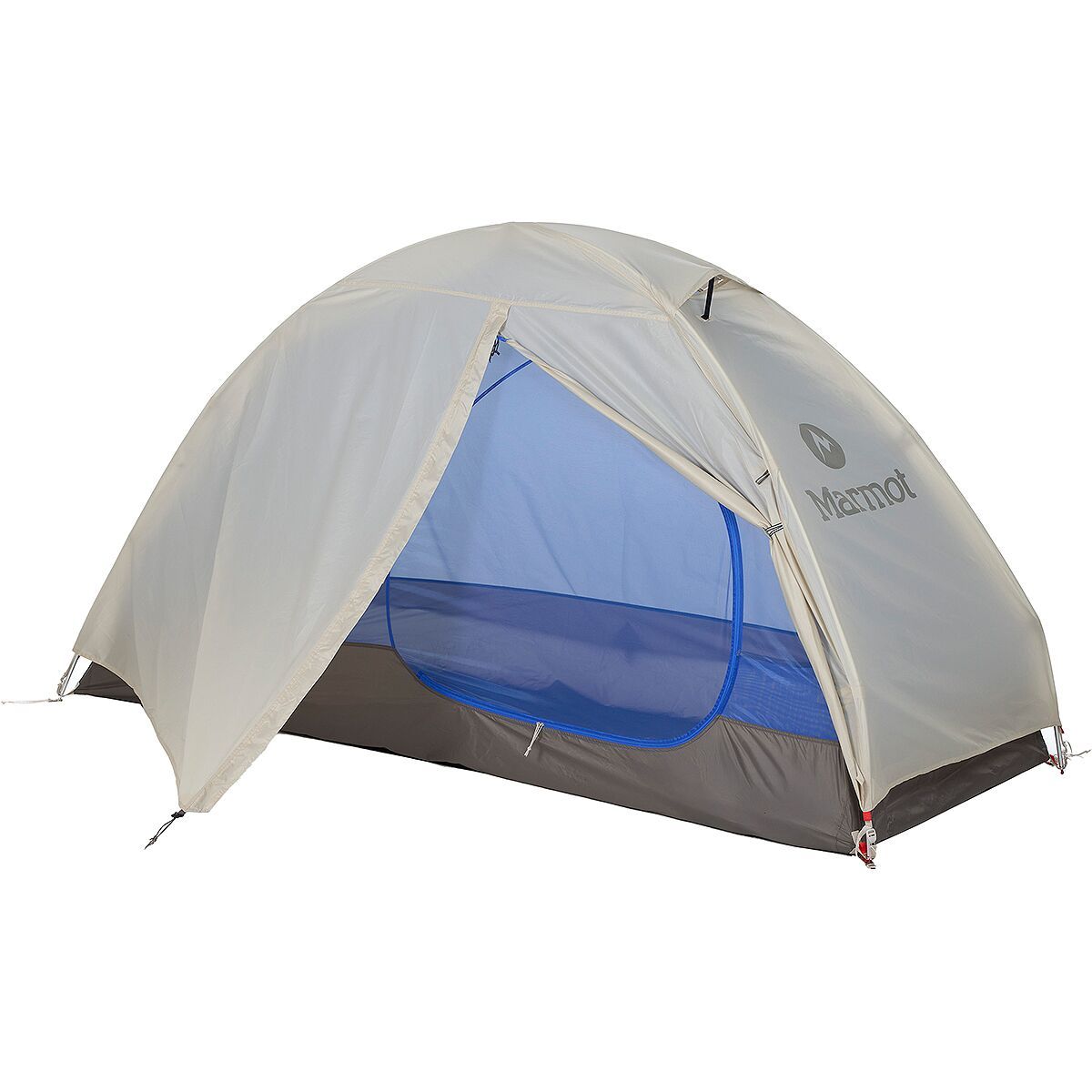 Marmot Tungsten UL Tent: 1-Person 3-Season in Birch Bark / Trail Blue