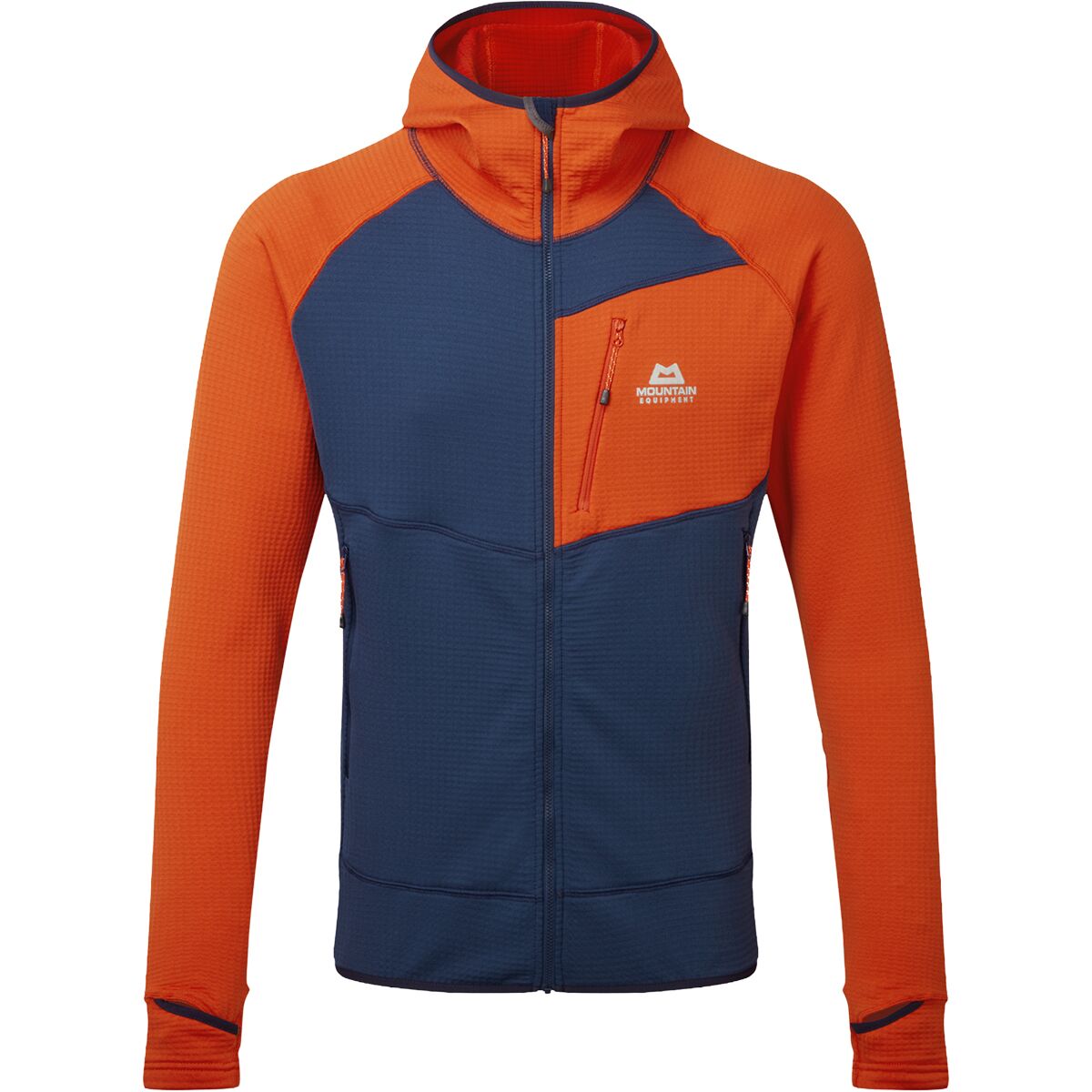 Mountain Equipment Men's Eclipse Hooded Fleece Jacket in Medieval / Cardinal - Size: XL