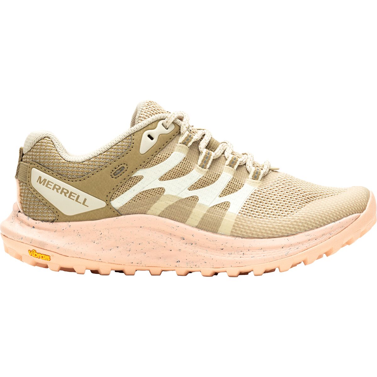 Merrell Women's Antora 3 Trail Running Shoe in Cream - Size: