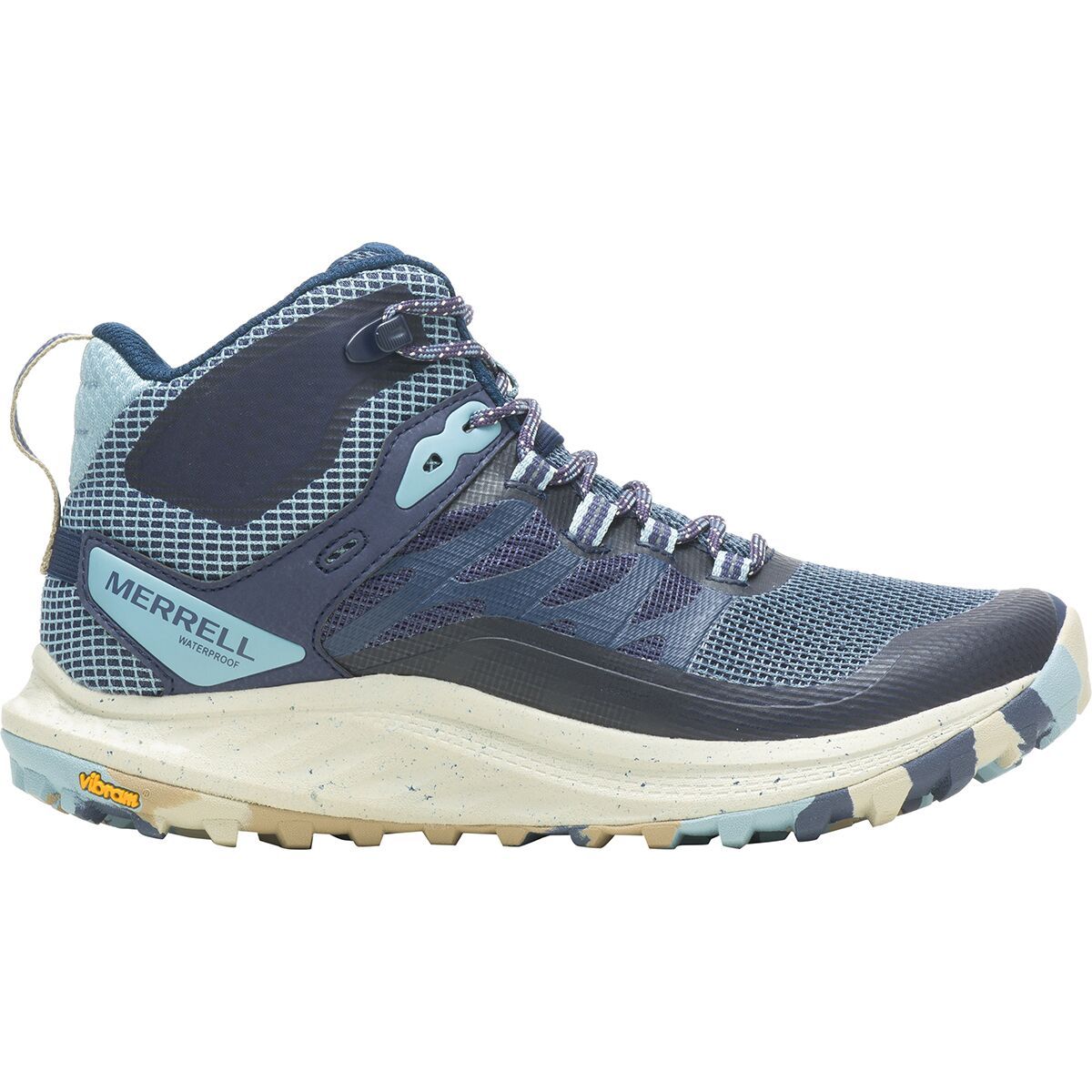 Merrell Women's Antora 3 Mid Waterproof Hiking Boot in Lichen - Size: 9