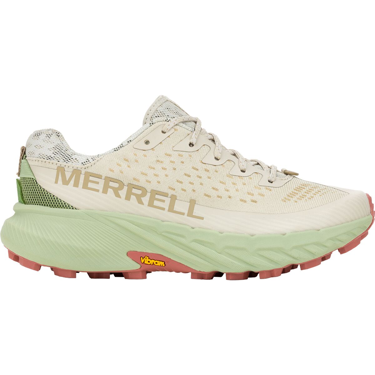 Merrell Women's Agility Peak 5 Trail Running Shoe in Oyster - Size: