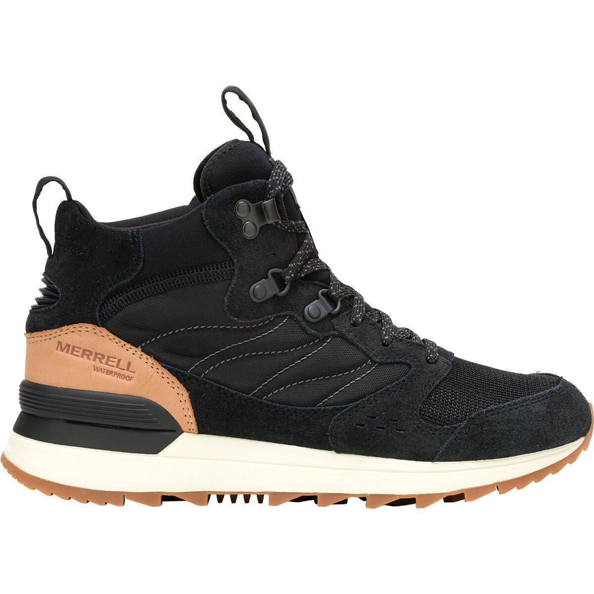 Merrell Women's Alpine 83 Recraft Mid WP Sneaker in Black - Size: 7.5